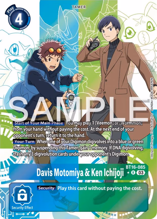 Davis Motomiya & Ken Ichijoji (Alternate Art)